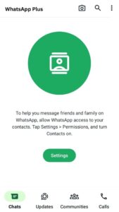 Interface APK do WhatsApp Plus